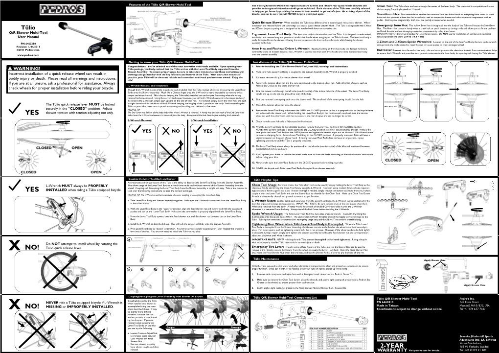 Tülio User Manual