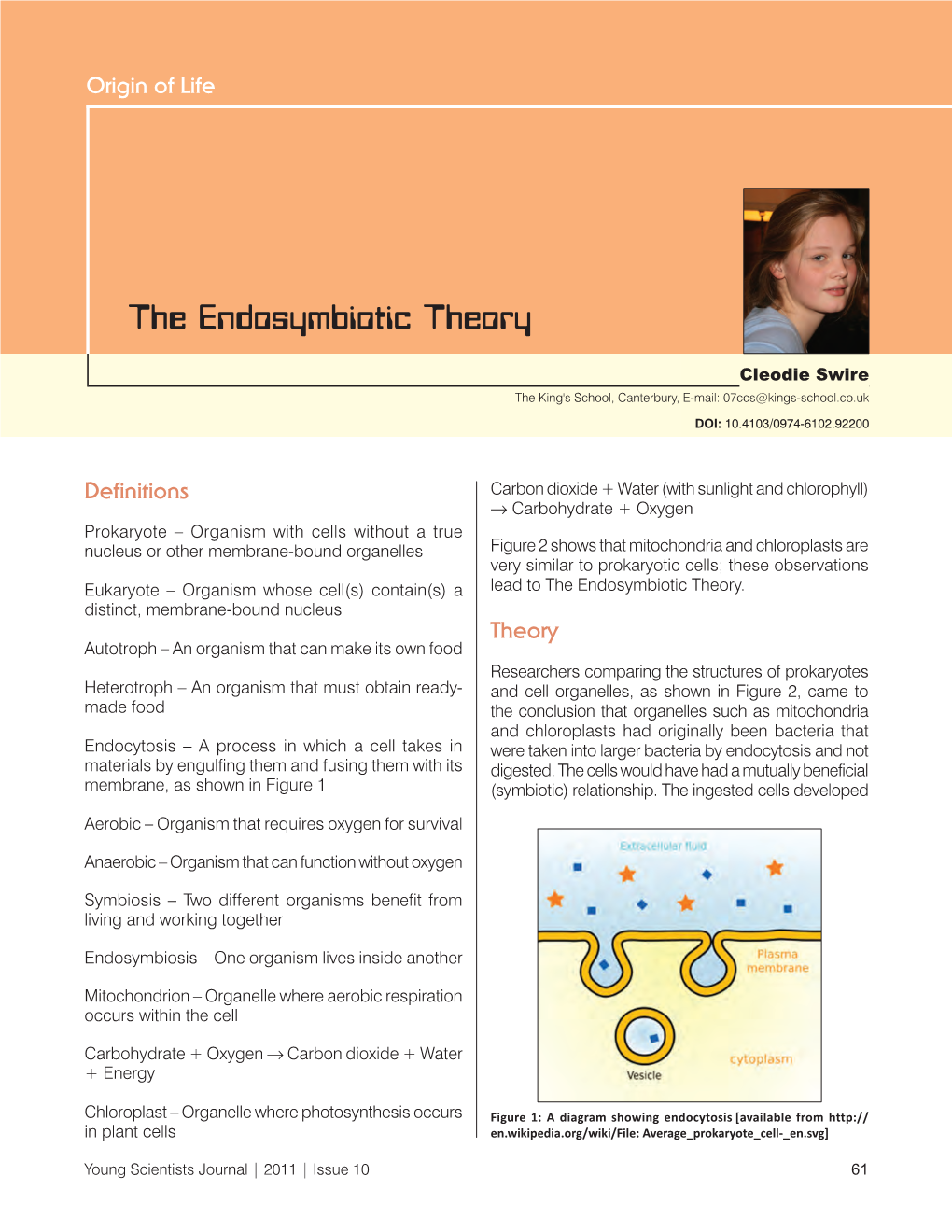 The Endosymbiotic Theory