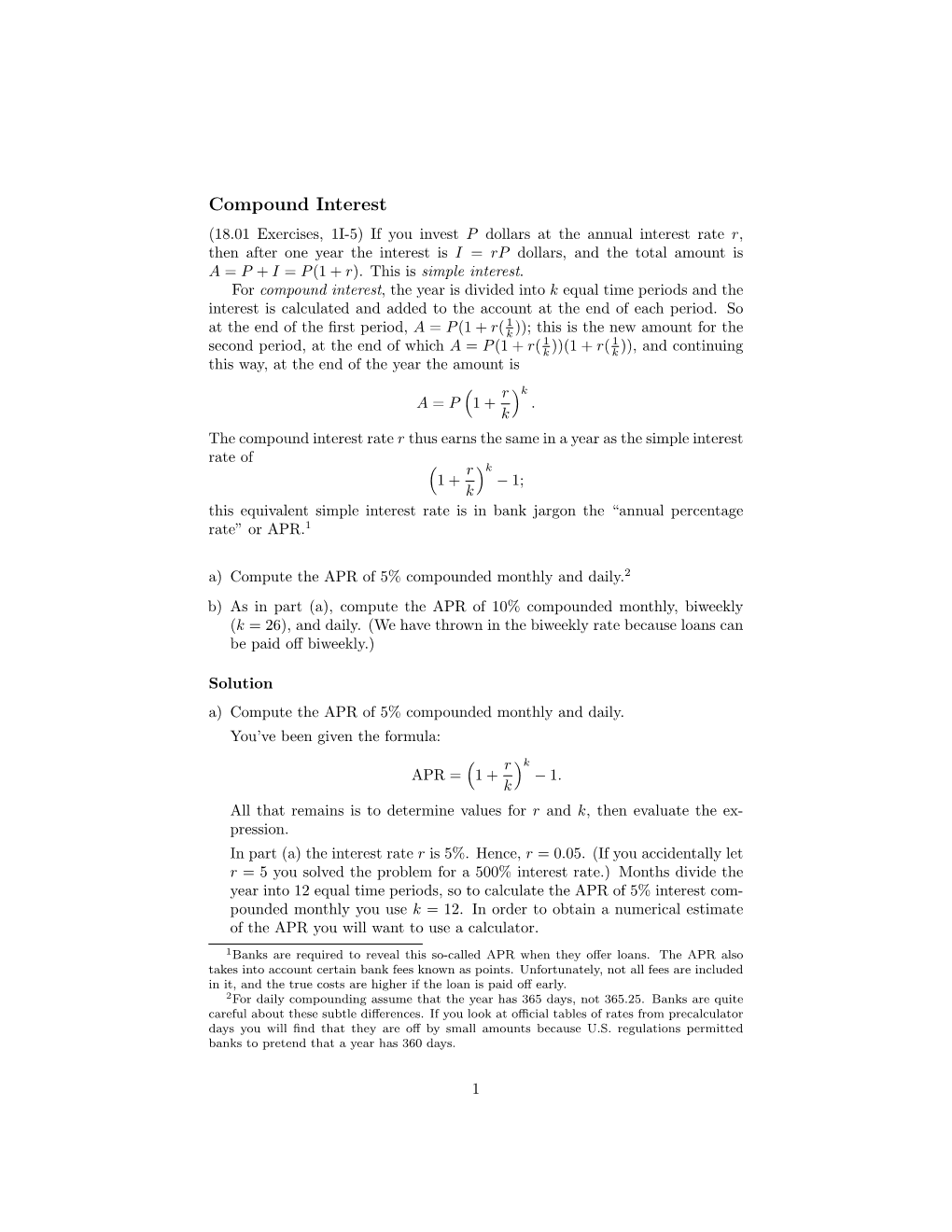 Compound Interest