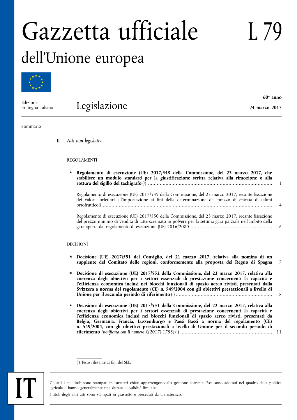 Gazzetta Ufficiale L 79 Dell'unione Europea