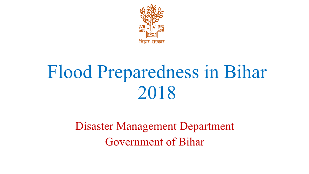 Flood Preparedness in Bihar 2017