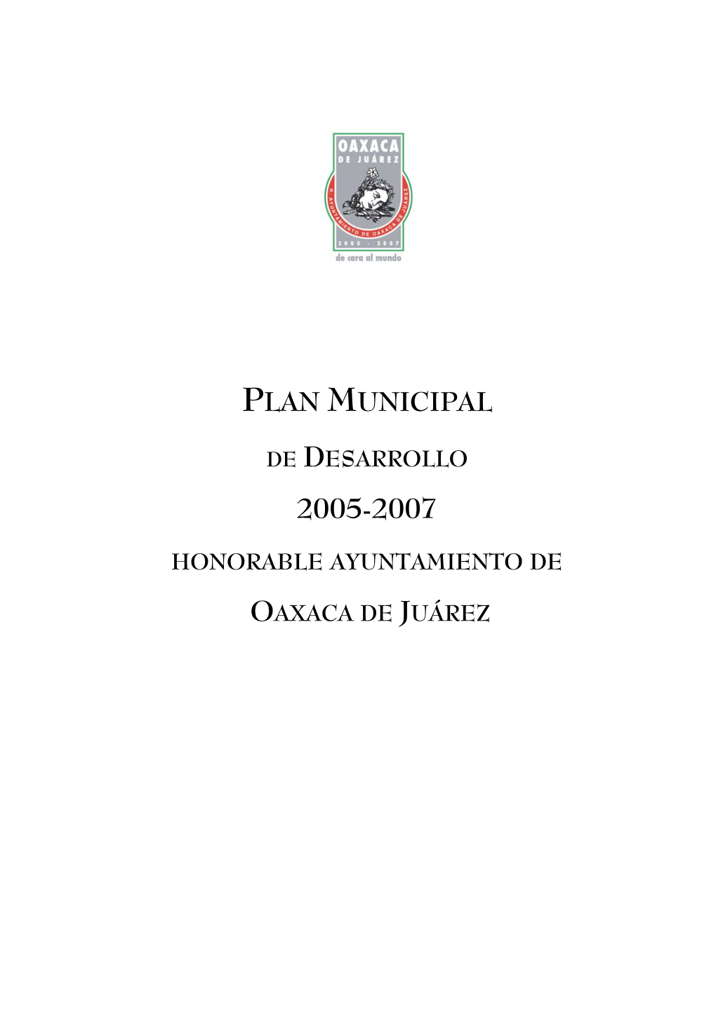 Plan Municipal