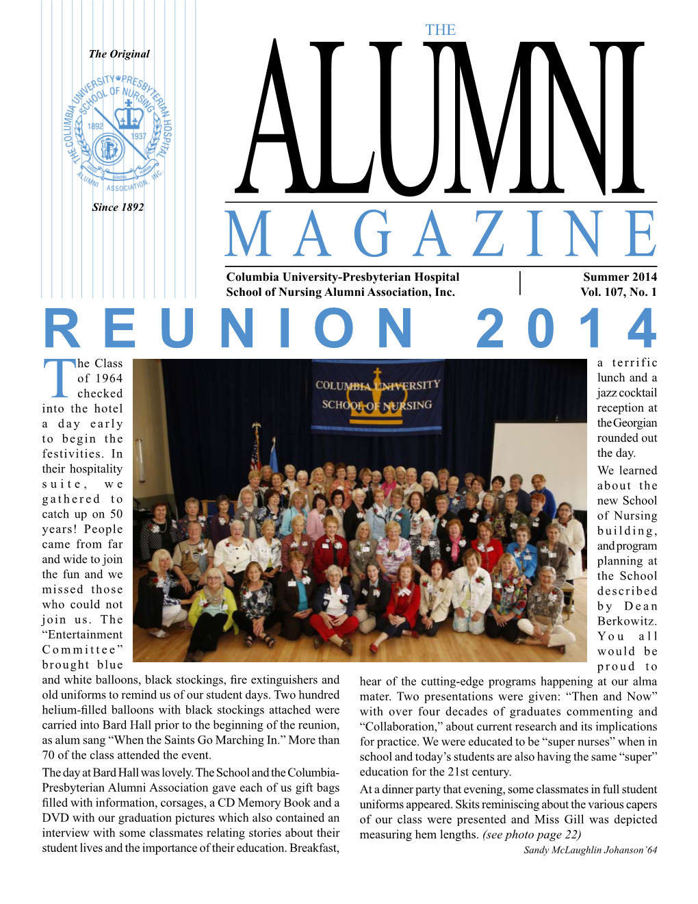 Alumni Magazine Summer 2014.Pdf