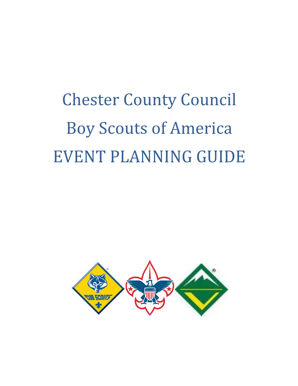 Chester County Council Event Planning Guide