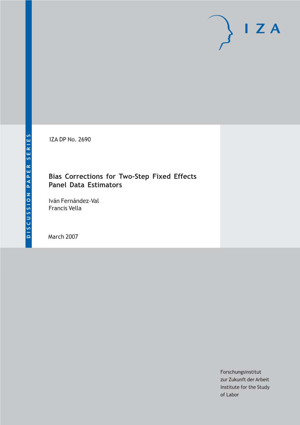 Bias Corrections for Two-Step Fixed Effects Panel Data Estimators