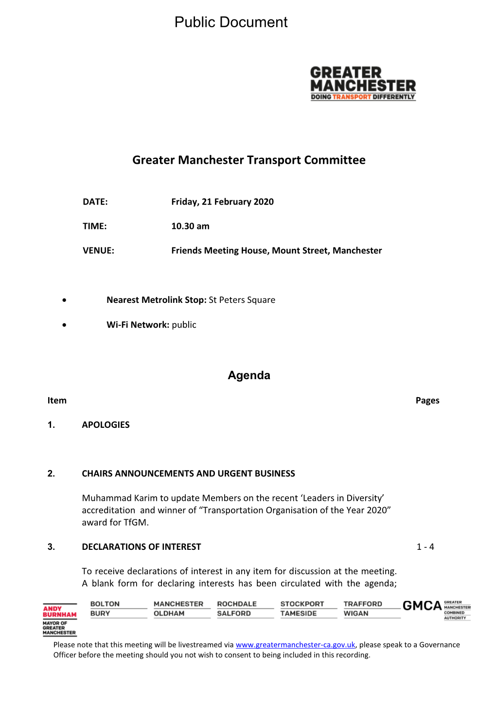 Greater Manchester Transport Committee