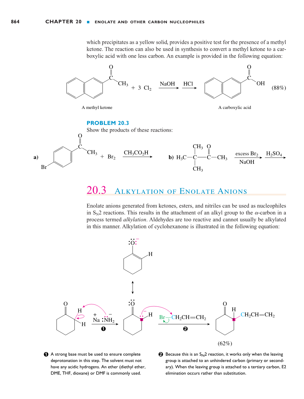 20.3 Alkylation of Enolate Anions