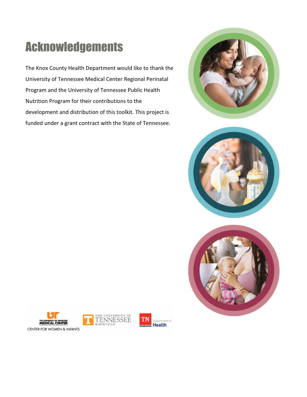 Prenatal Breastfeeding Education and Counseling Toolkit