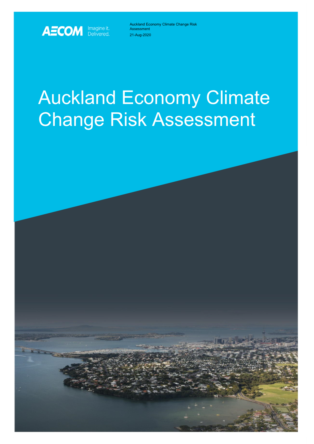 Auckland Economy Climate Change Risk Assessment 21-Aug-2020