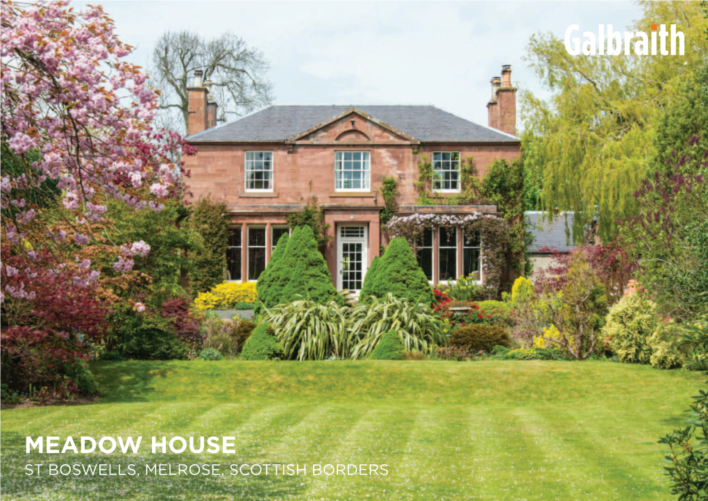 Meadow House St Boswells, Melrose, Scottish Borders