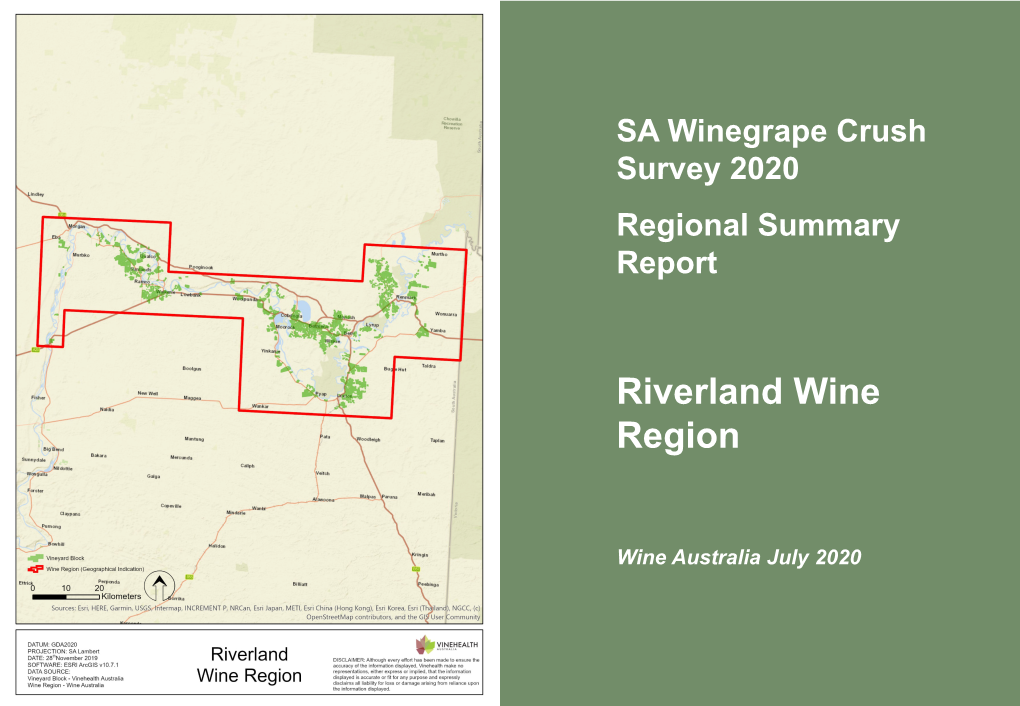 Riverland Wine Region