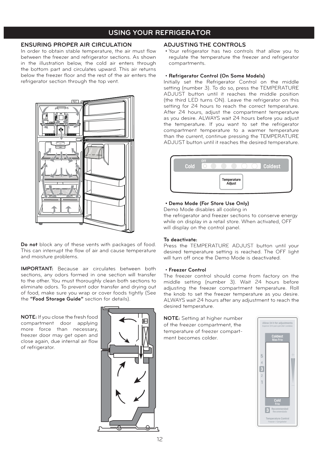 Using Your Refrigerator Using Your Refrigerator