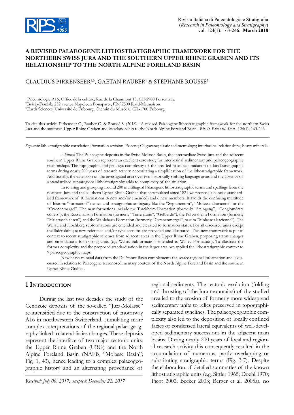 A Revised Palaeogene Lithostratigraphic