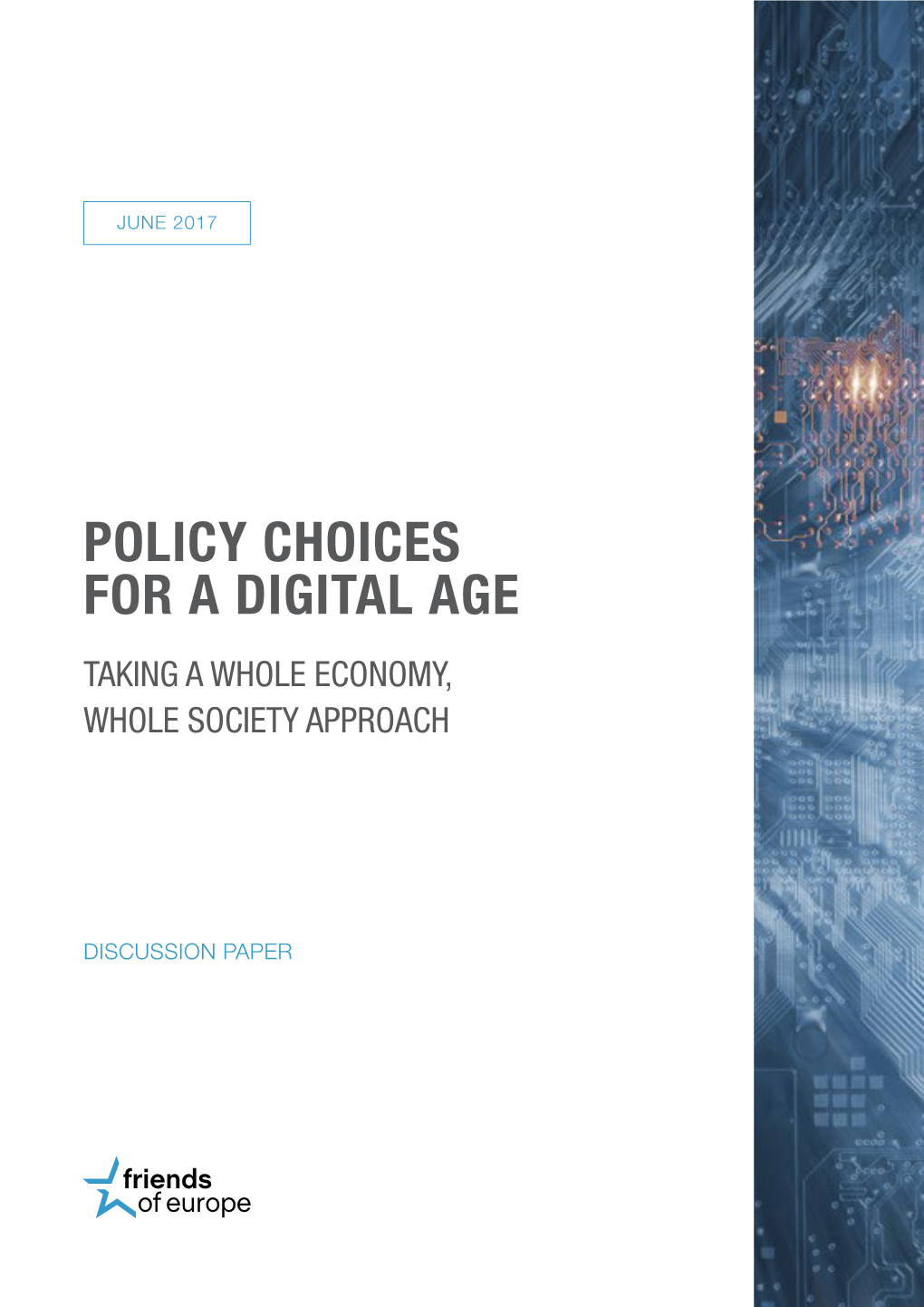 Policy Choices for a Digital Age