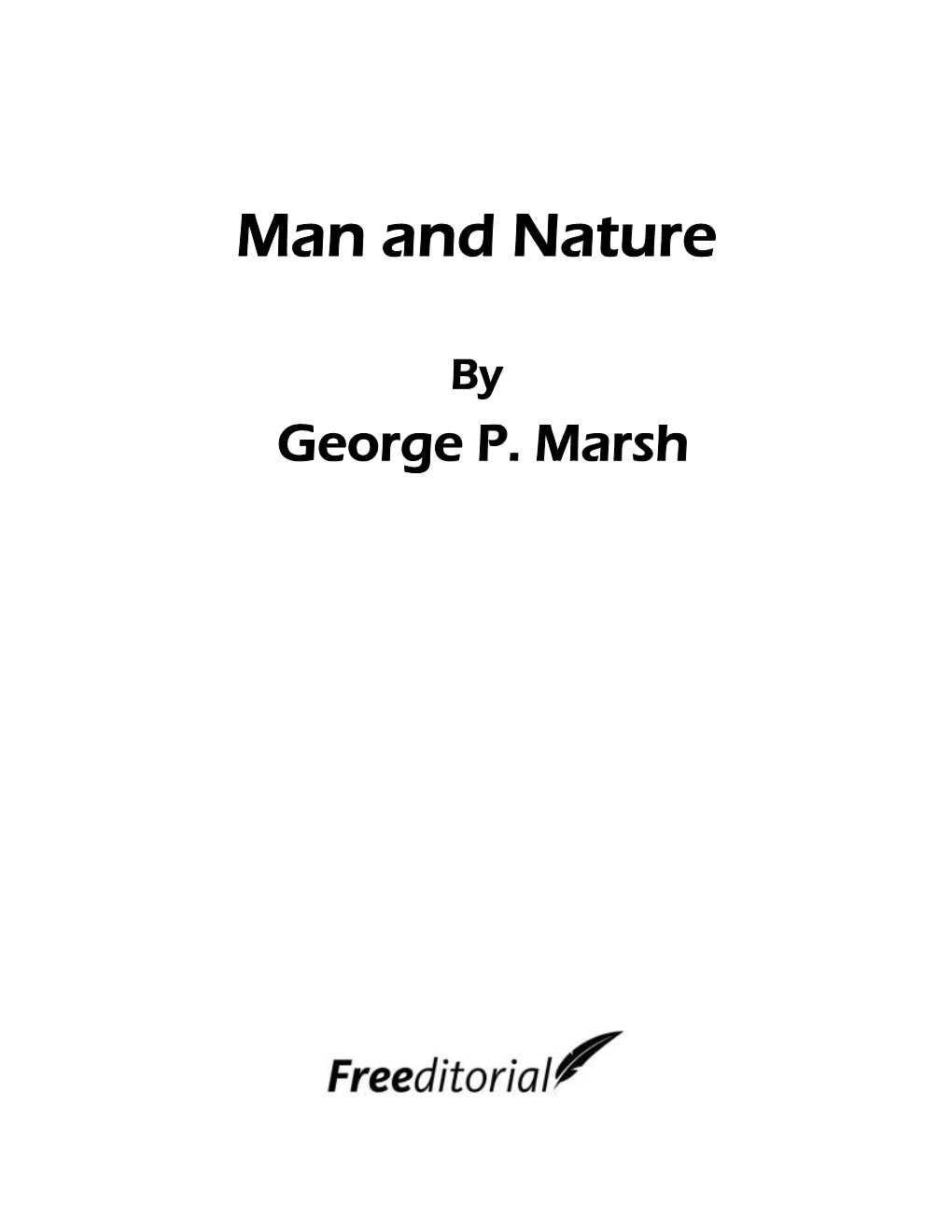 Man and Nature