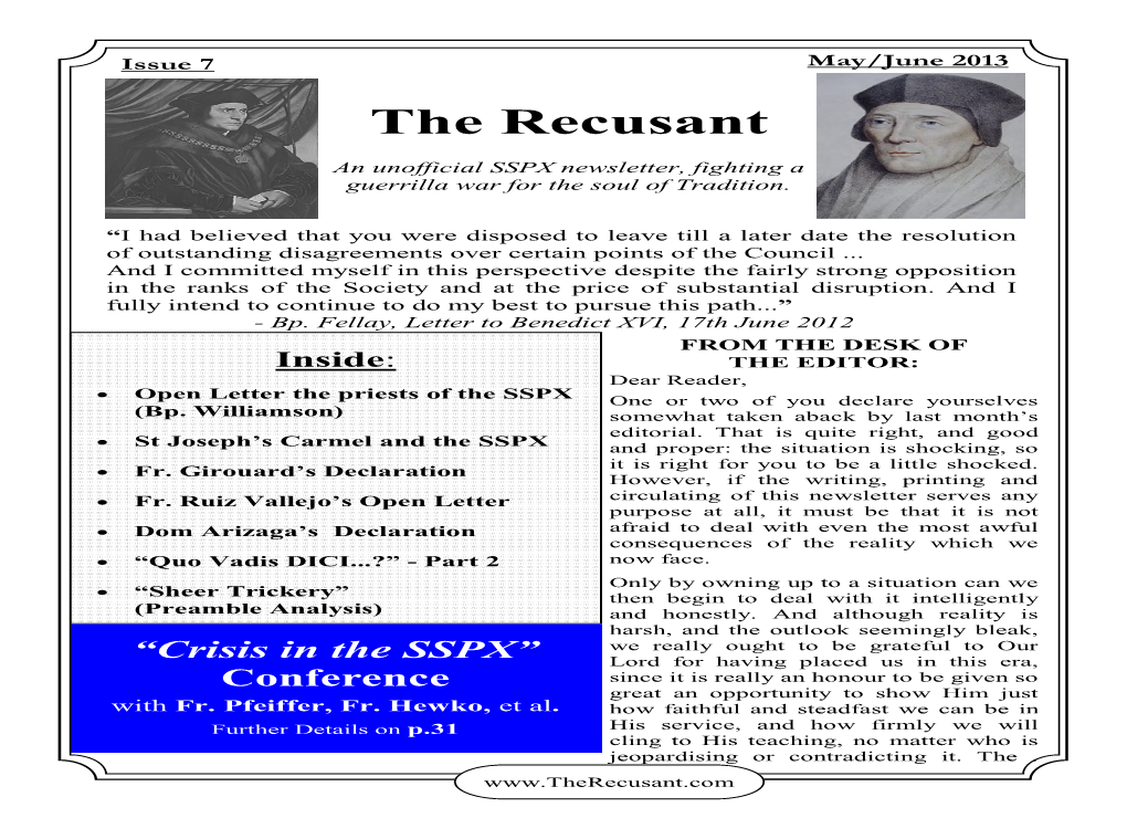 The Recusant