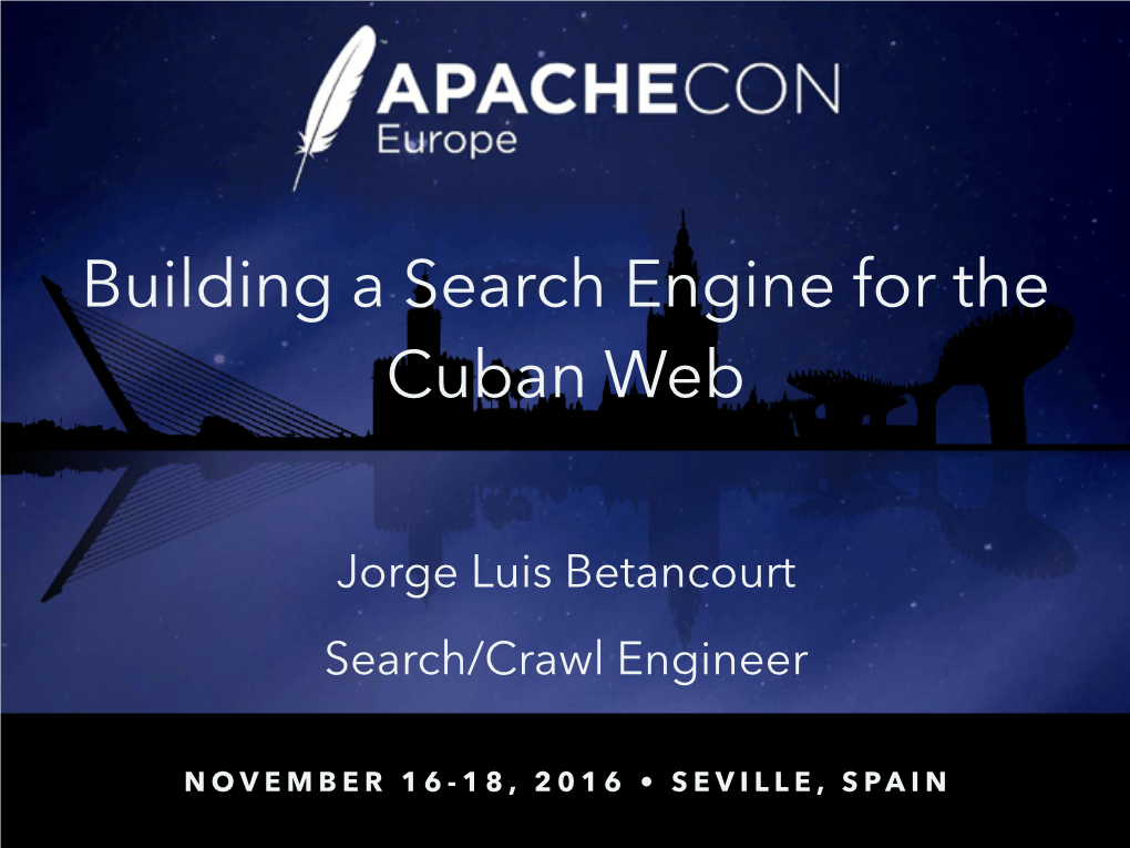 Building a Search Engine for the Cuban Web