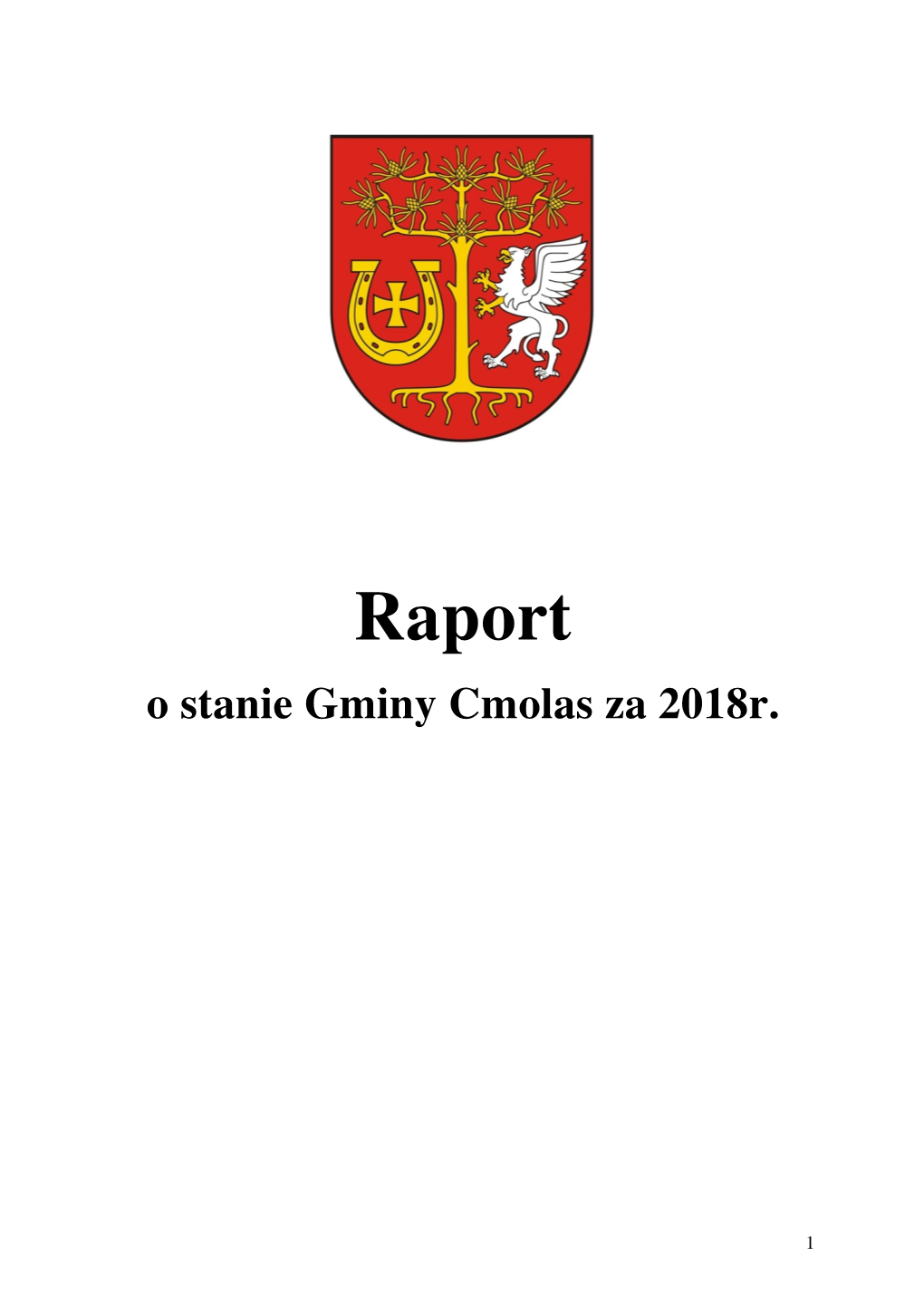 Raport O Stanie Gminy Cmolas Za 2018R