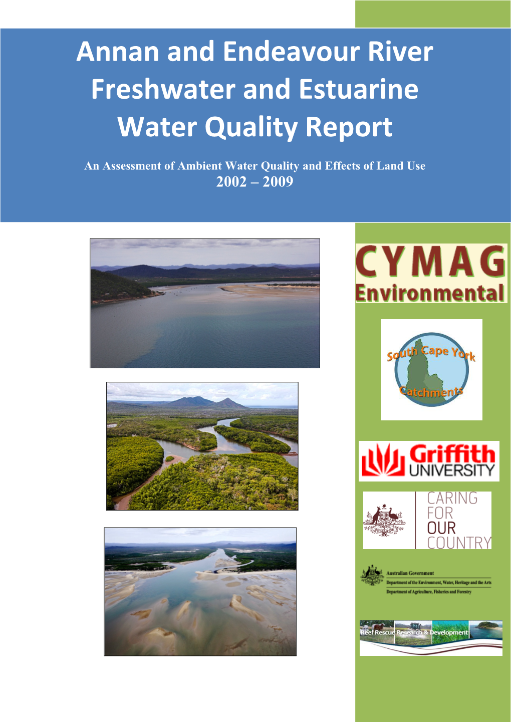 Annan and Endeavour River Freshwater and Estuarine Water Quality Report