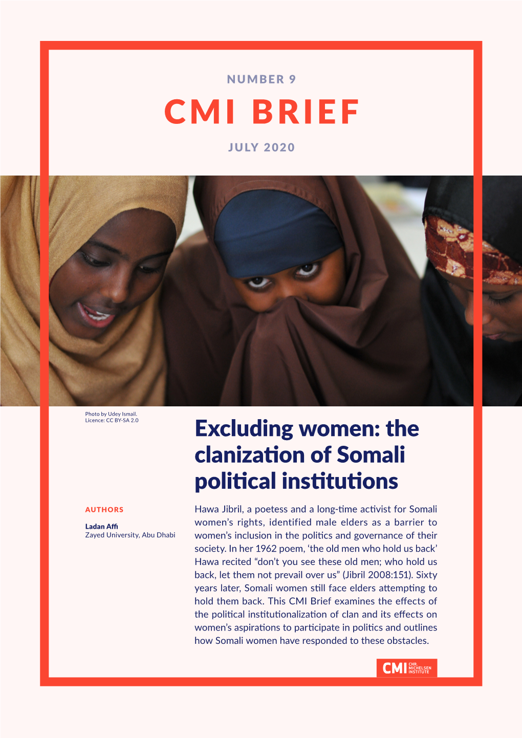 Excluding Women: the Clanization of Somali Political Institutions