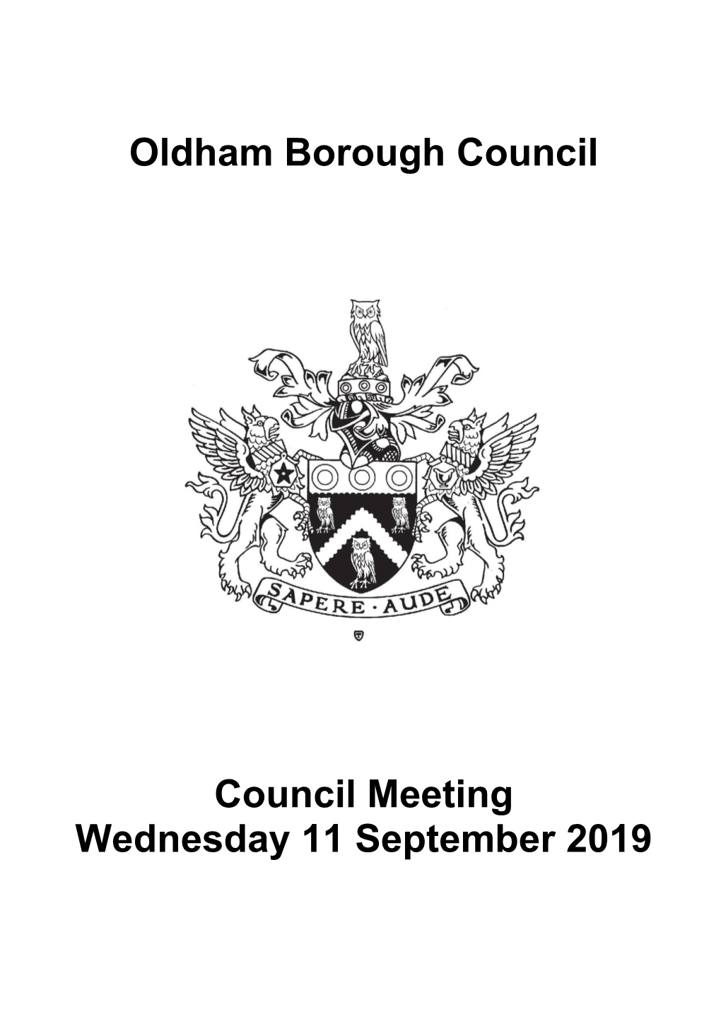 (Public Pack)Agenda Document for Council, 11/09/2019 18:00