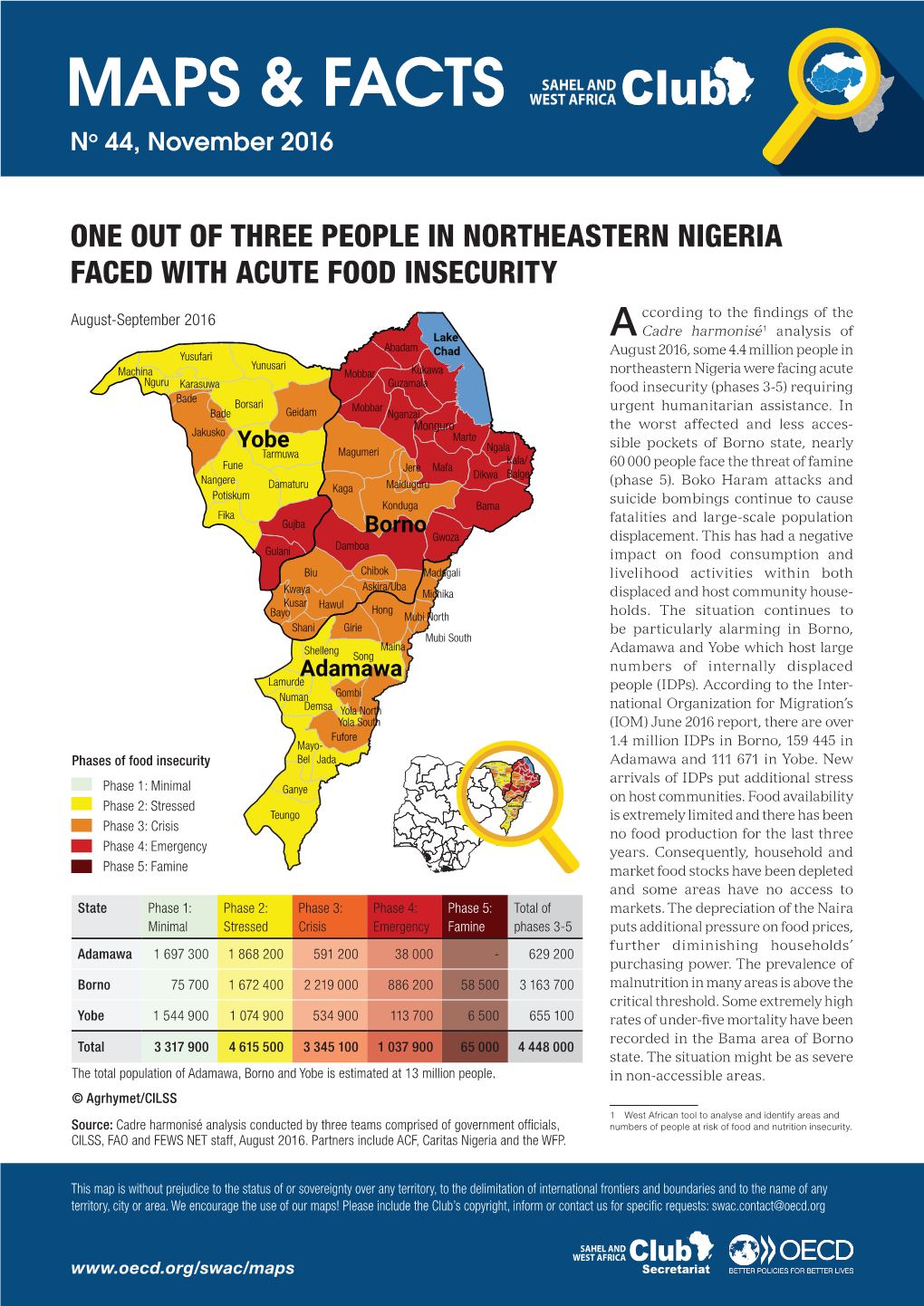 Borno State, Nearly Tarmuwa Magumeri Kala/ Fune Jere Mafa 60 000 People Face the Threat of Famine Balge Nangere Dikwa (Phase 5)