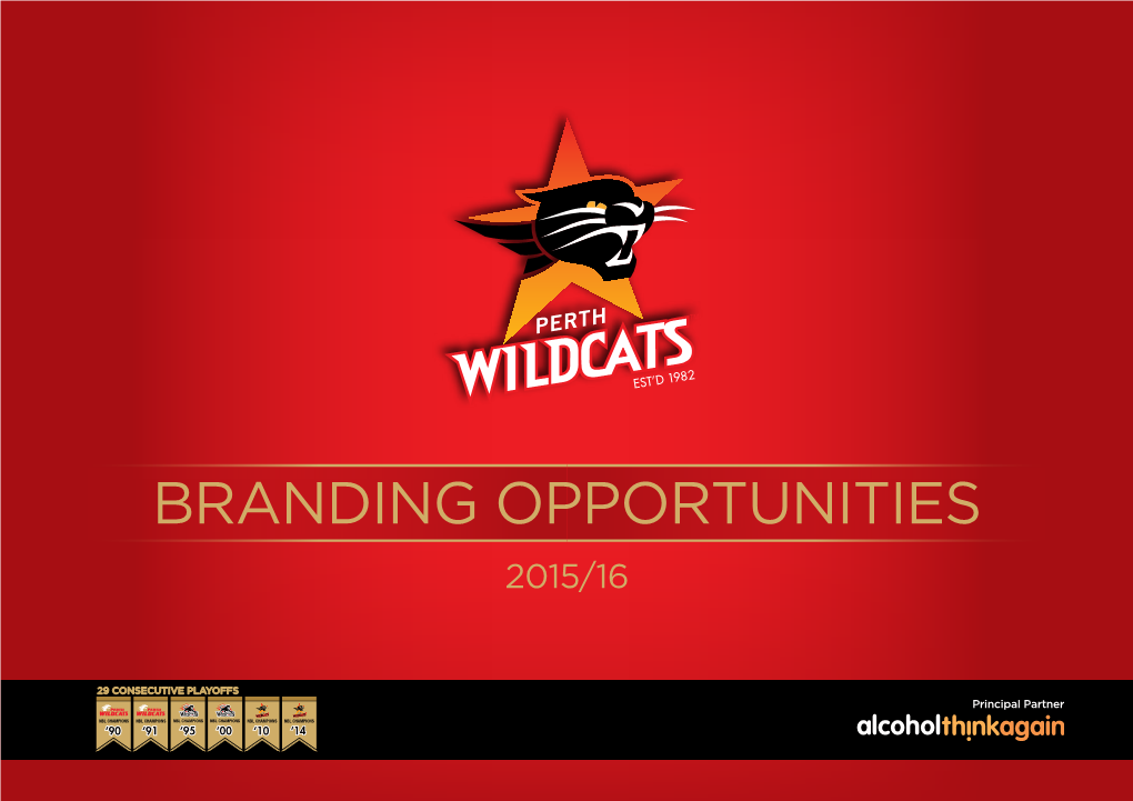 Branding Opportunities 2015/16