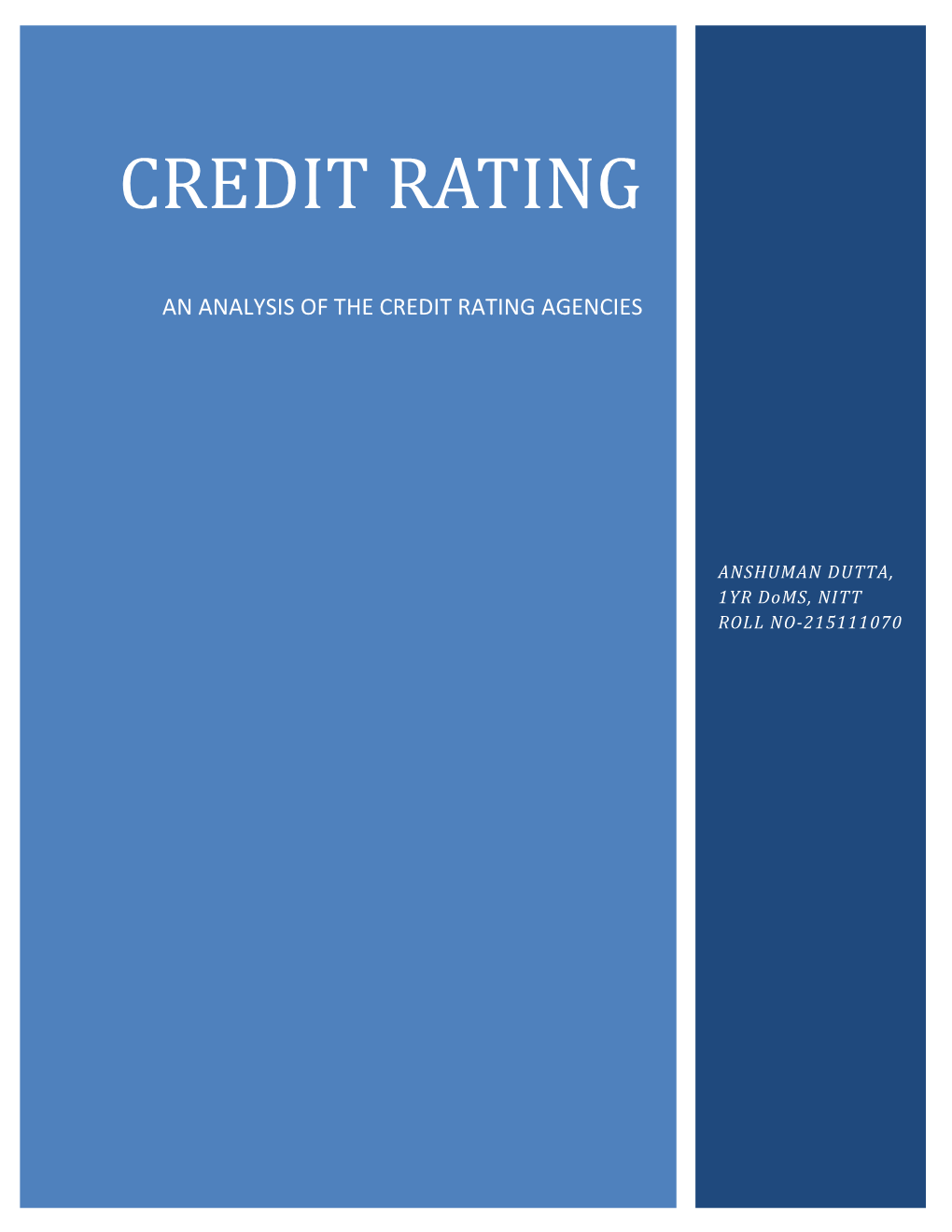 Credit Rating