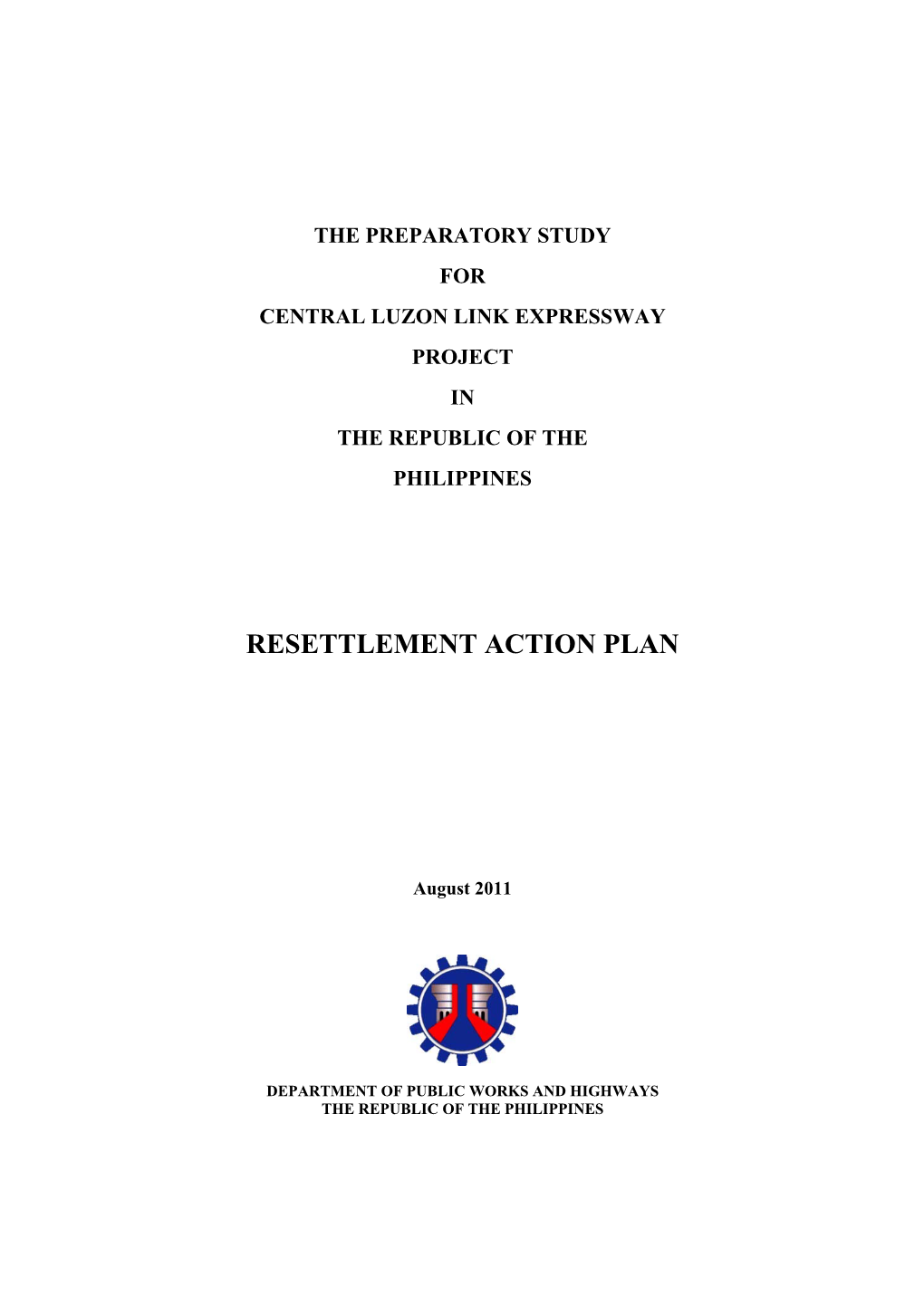 Resettlement Action Plan