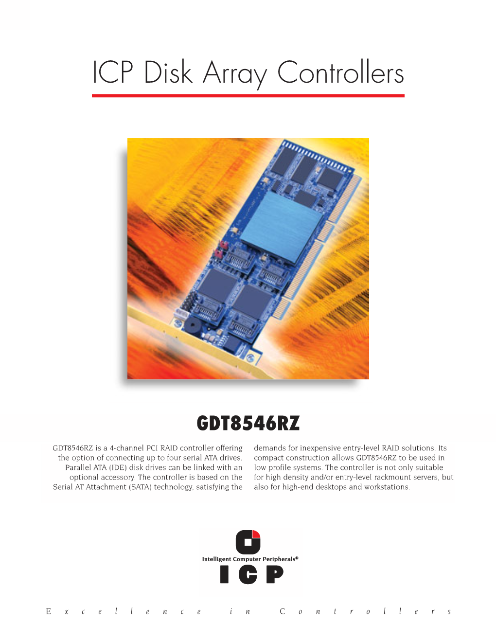 ICP Disk Array Controllers