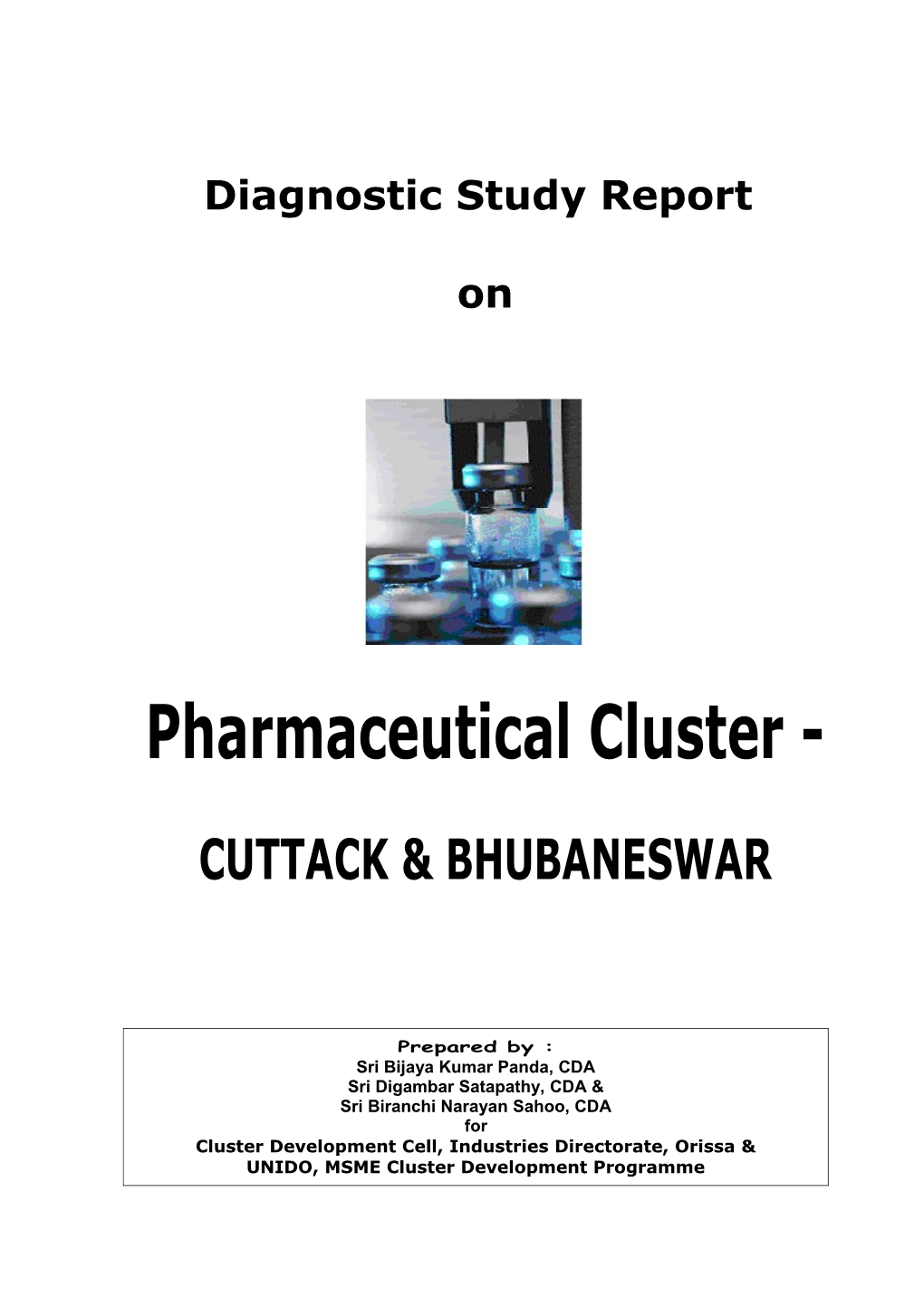 Diagnostic Study Report