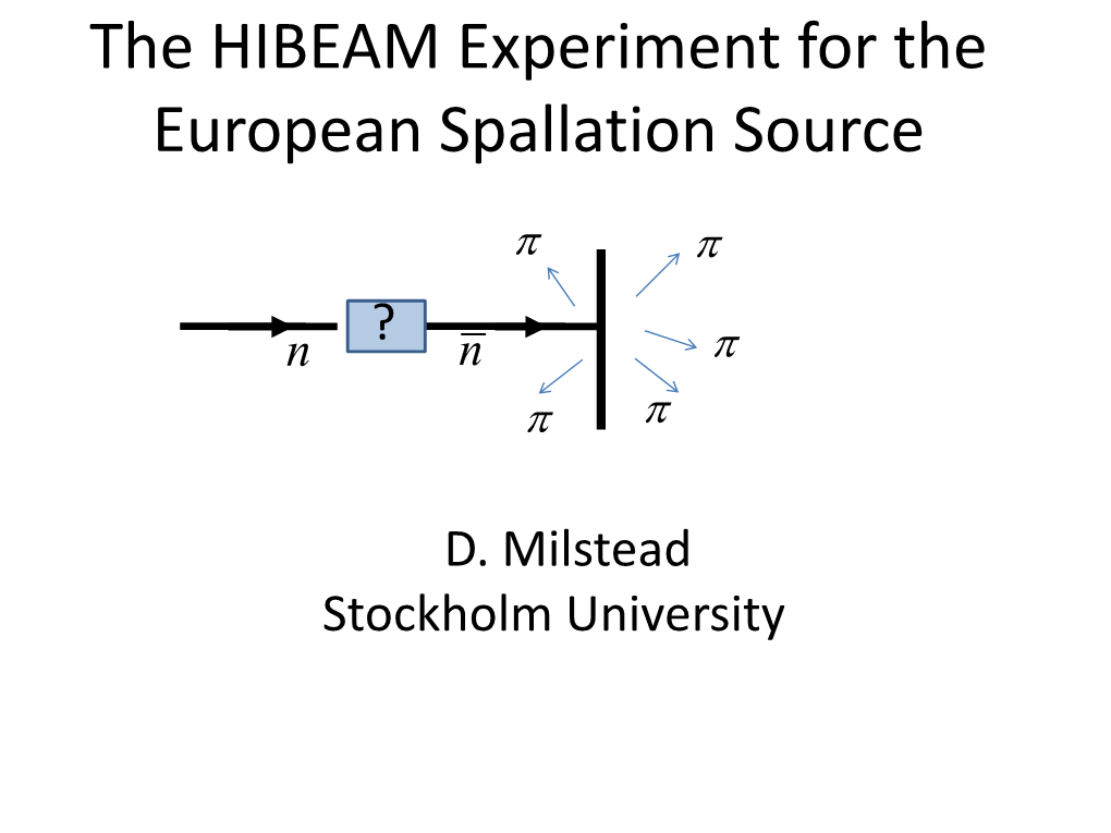 The HIBEAM Experiment for the European Spallation Source