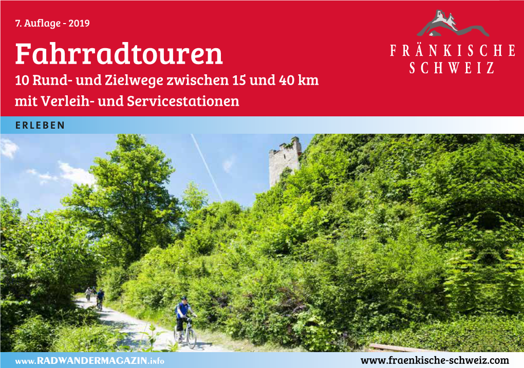 Fahrradtouren 10 Rund- Und Zielwege Zwischen 15 Und 40 Km Mit Verleih- Und Servicestationen