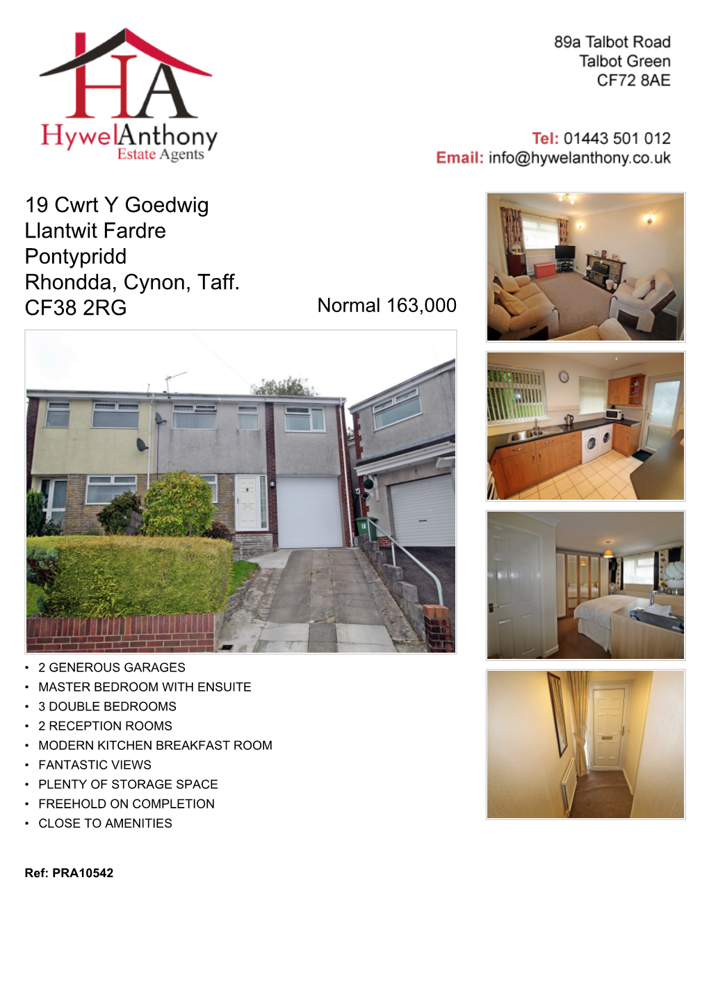 19 Cwrt Y Goedwig Llantwit Fardre Pontypridd Rhondda, Cynon, Taff