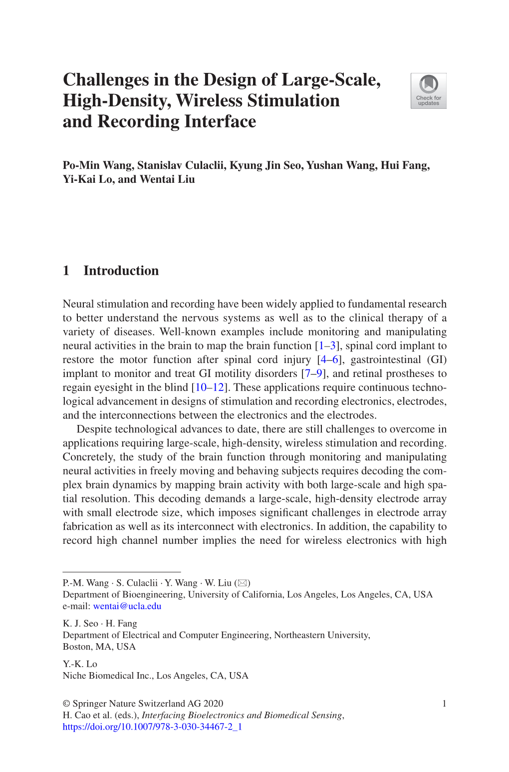 Challenges in the Design of Large-Scale, High-Density, Wireless Stimulation and Recording Interface