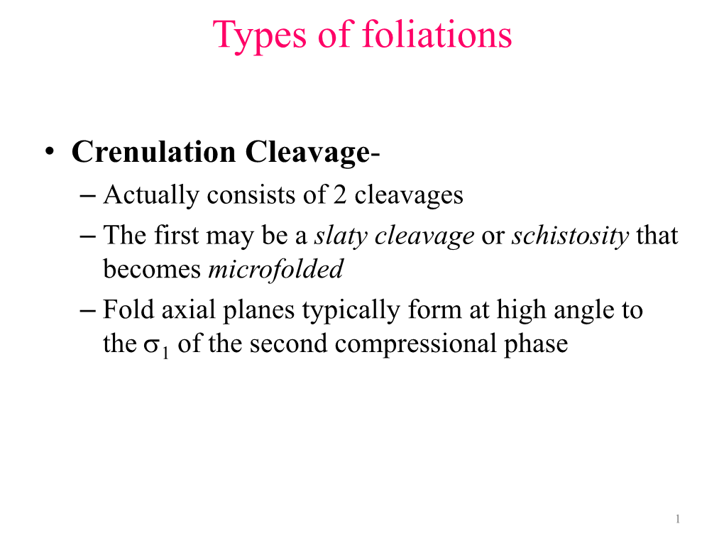 Actually Consists of 2 Cleavages