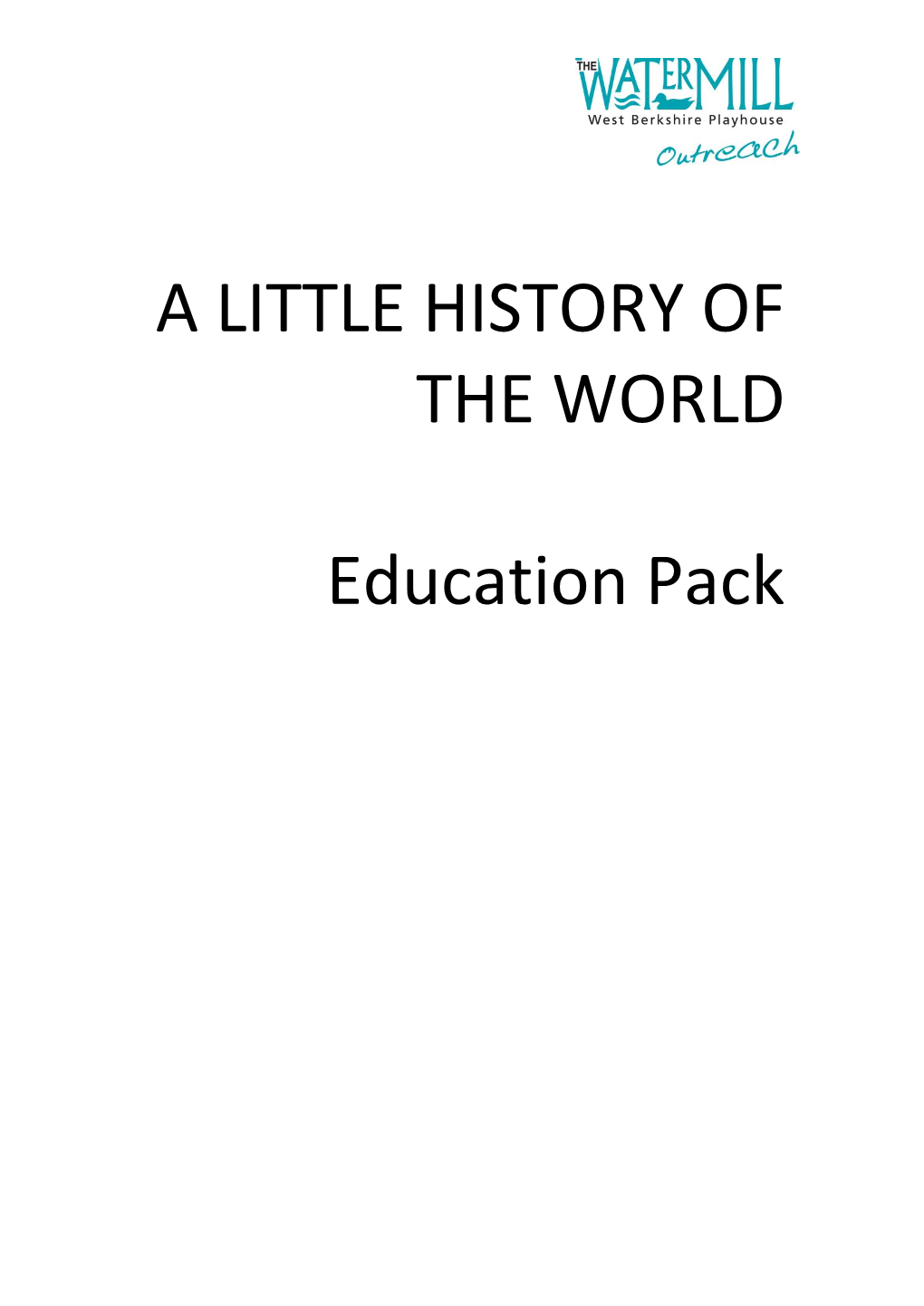 A LITTLE HISTORY of the WORLD Education Pack