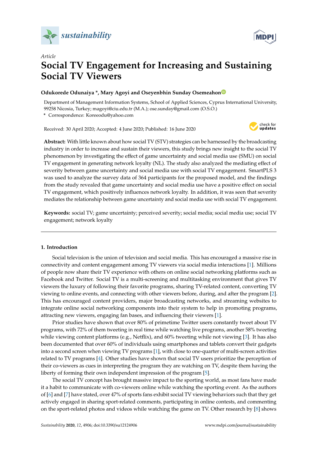 Social TV Engagement for Increasing and Sustaining Social TV Viewers