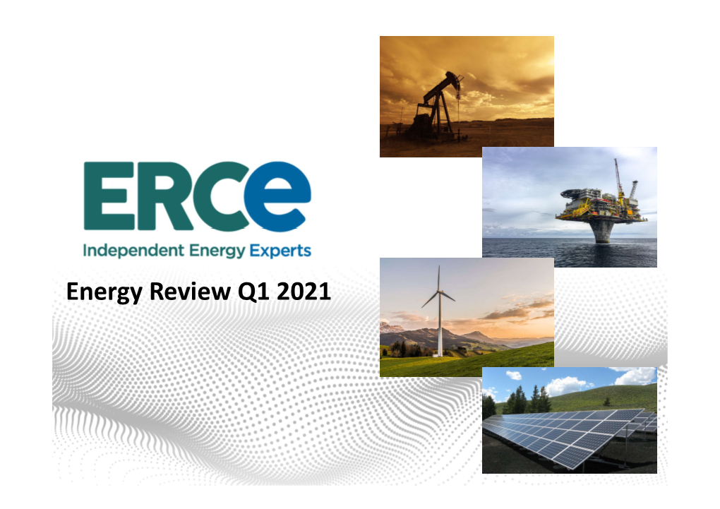 Energy Review Q1 2021 Disclaimer