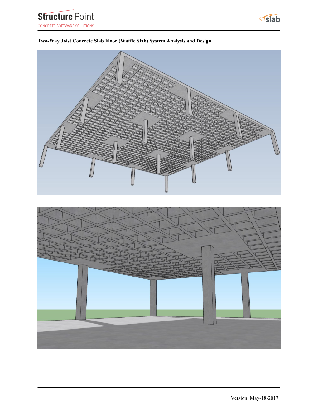 Two-Way Joist (Waffle Slab) Concrete Floor System Analysis and Design