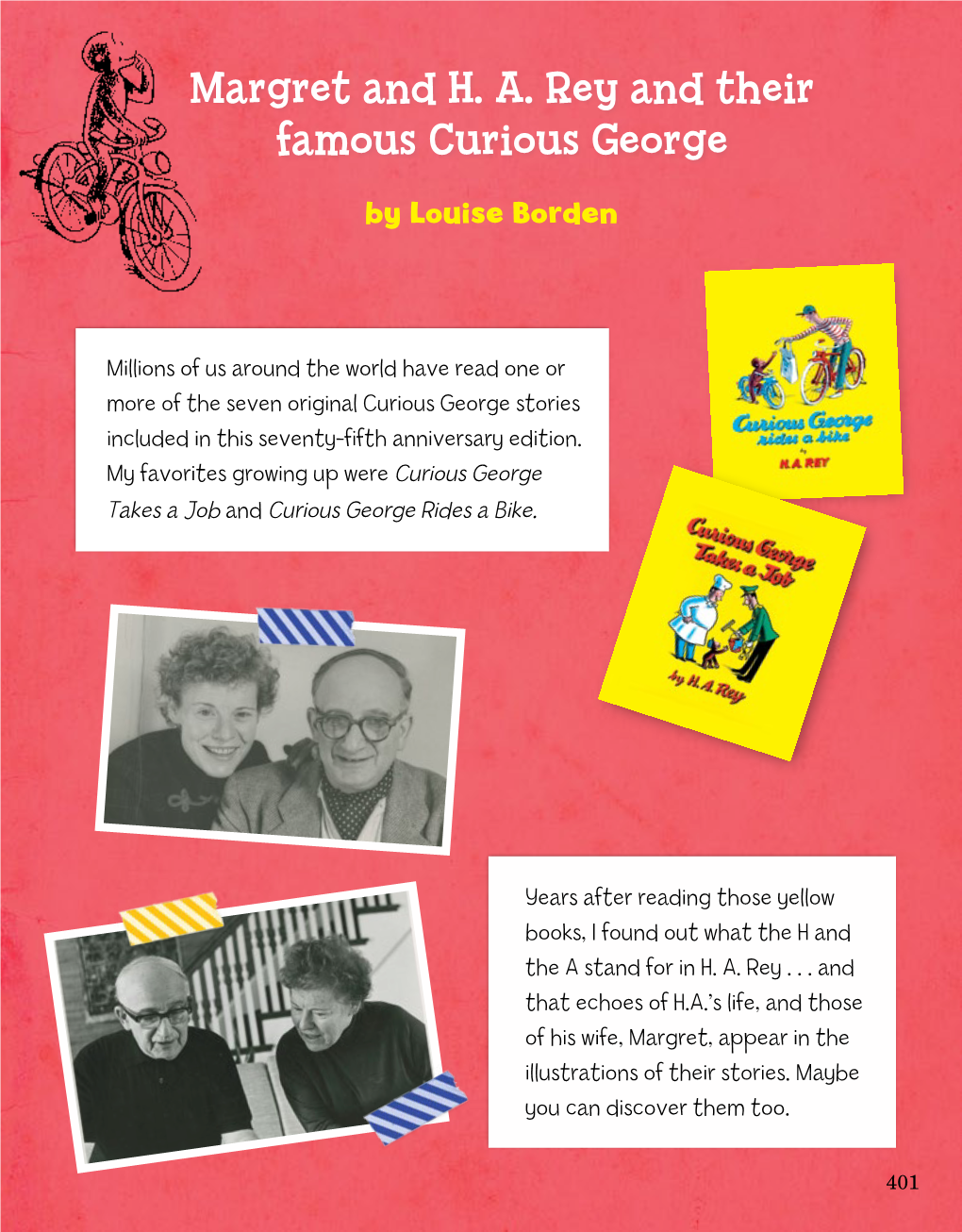 Margret and H. A. Rey and Their Famous Curious George