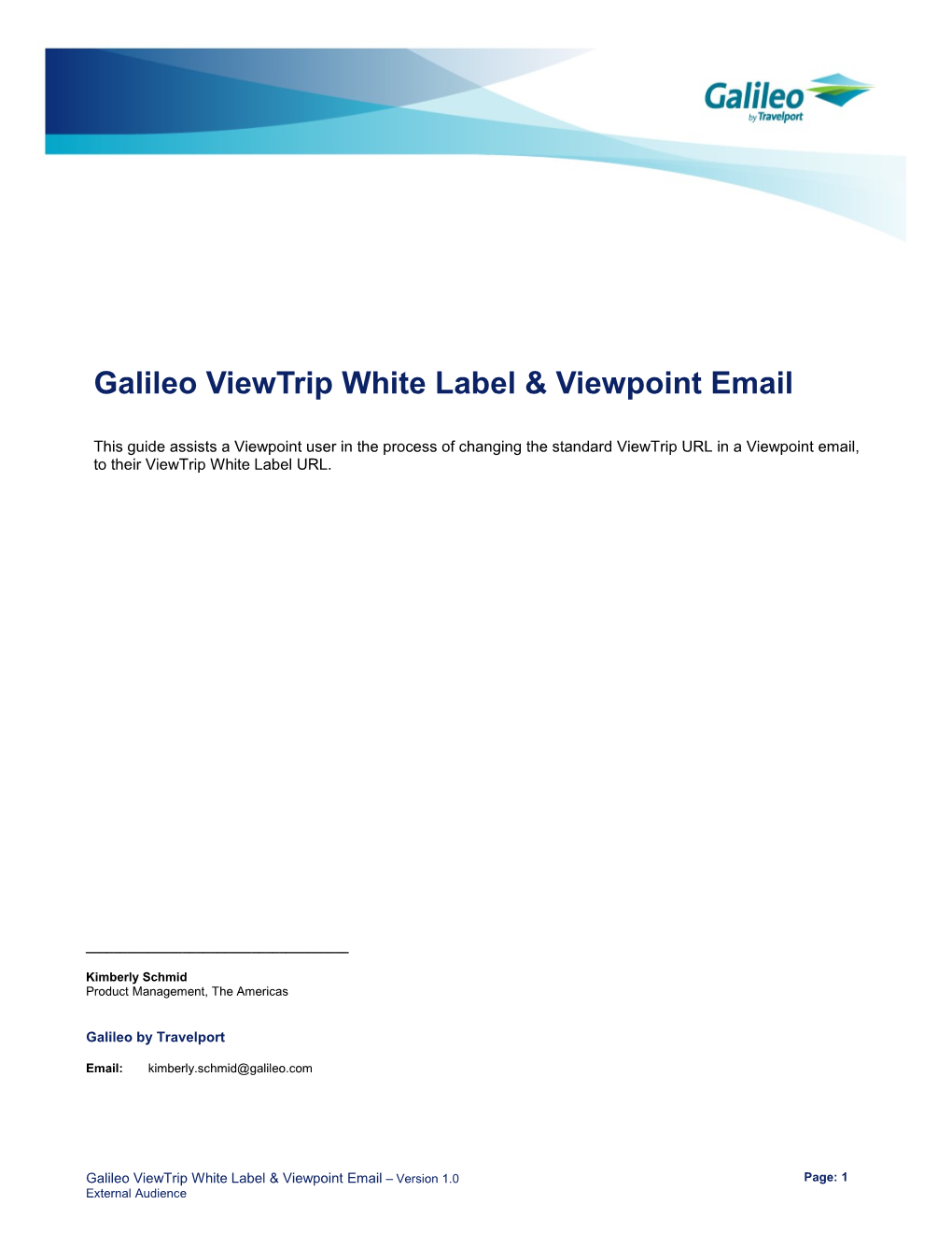 Viewtrip White Label and Viewpoint Email