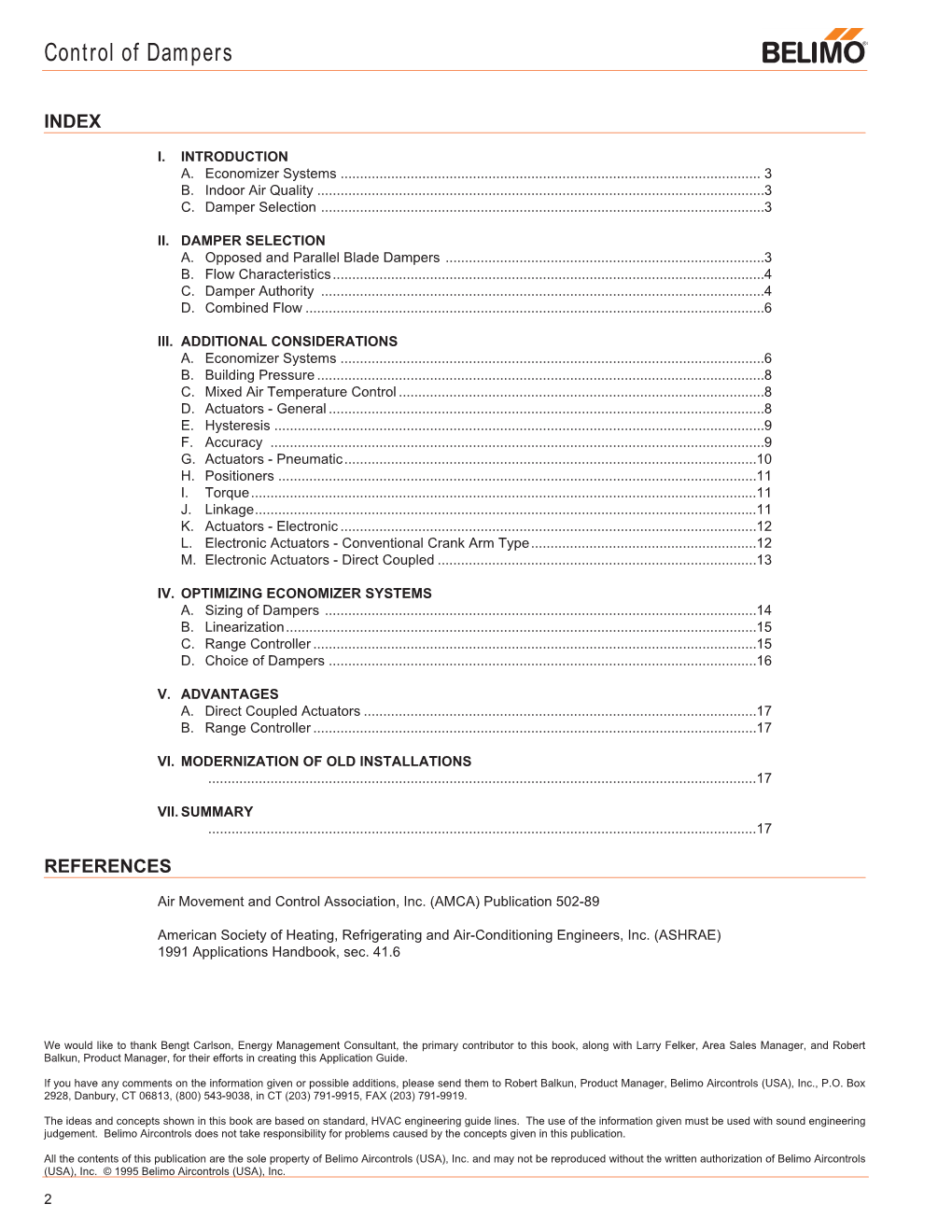 Damper Application Guide 1.” 1 Common 2 2 + Hot