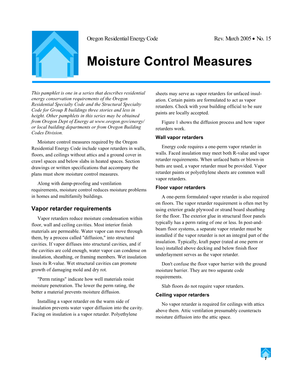 Oregon Residential Energy Code Rev