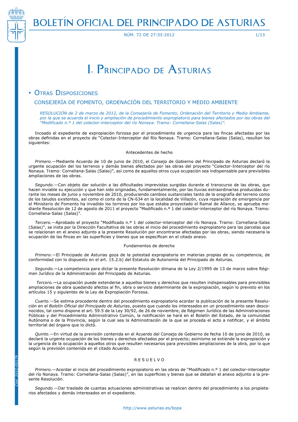 Boletín Oficial Del Principado De Asturias