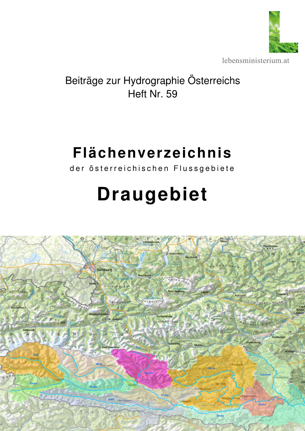 Flächenverzeichnis Draugebiet