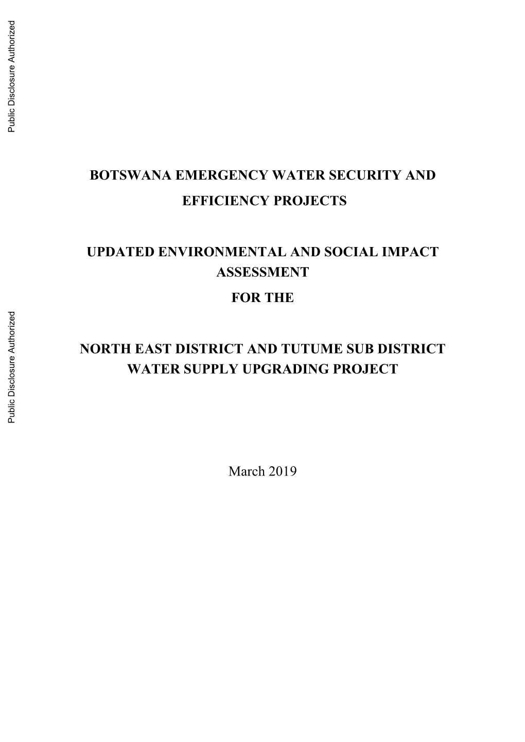 World Bank Document