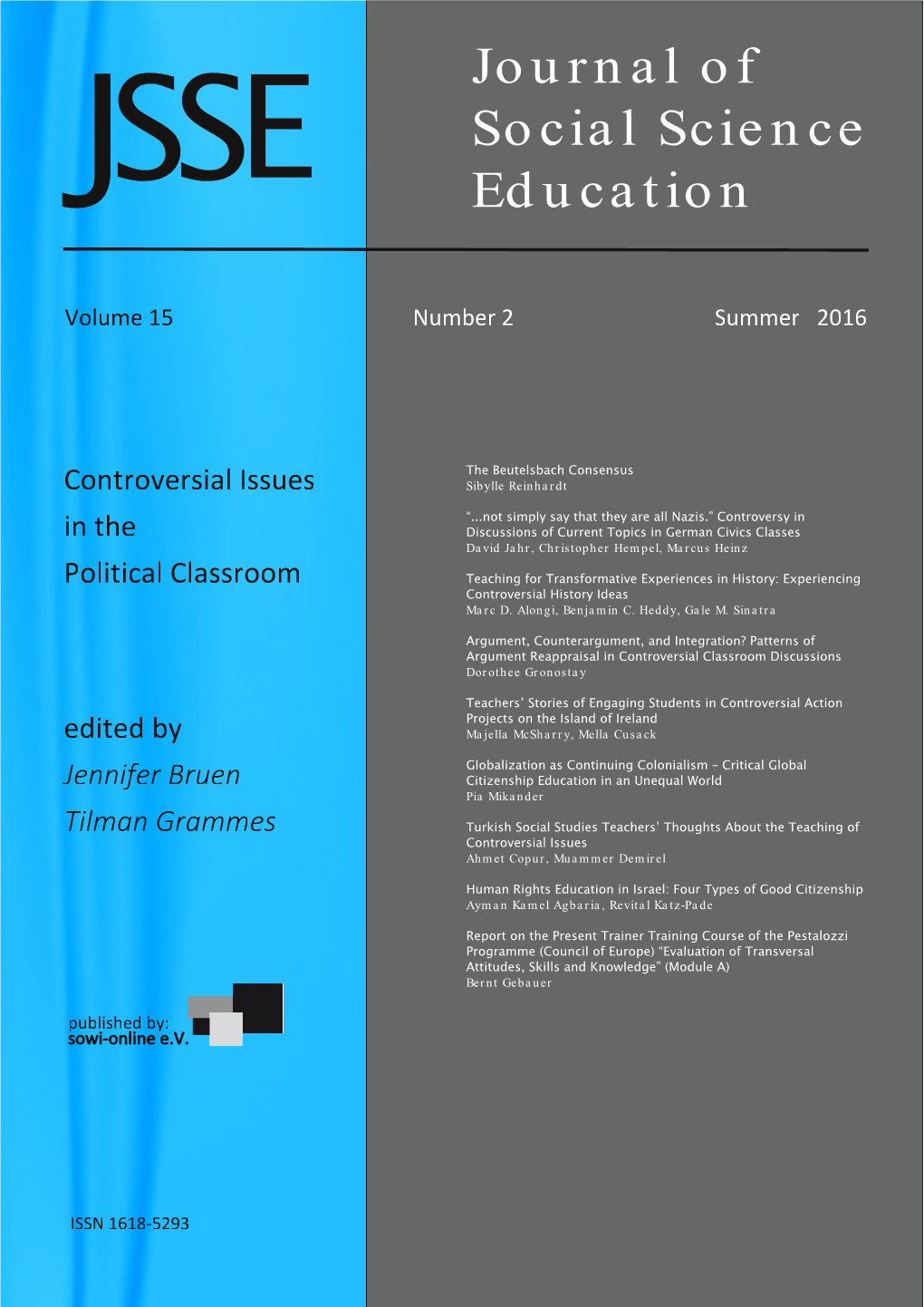 JSSE Journal of Social Science Education