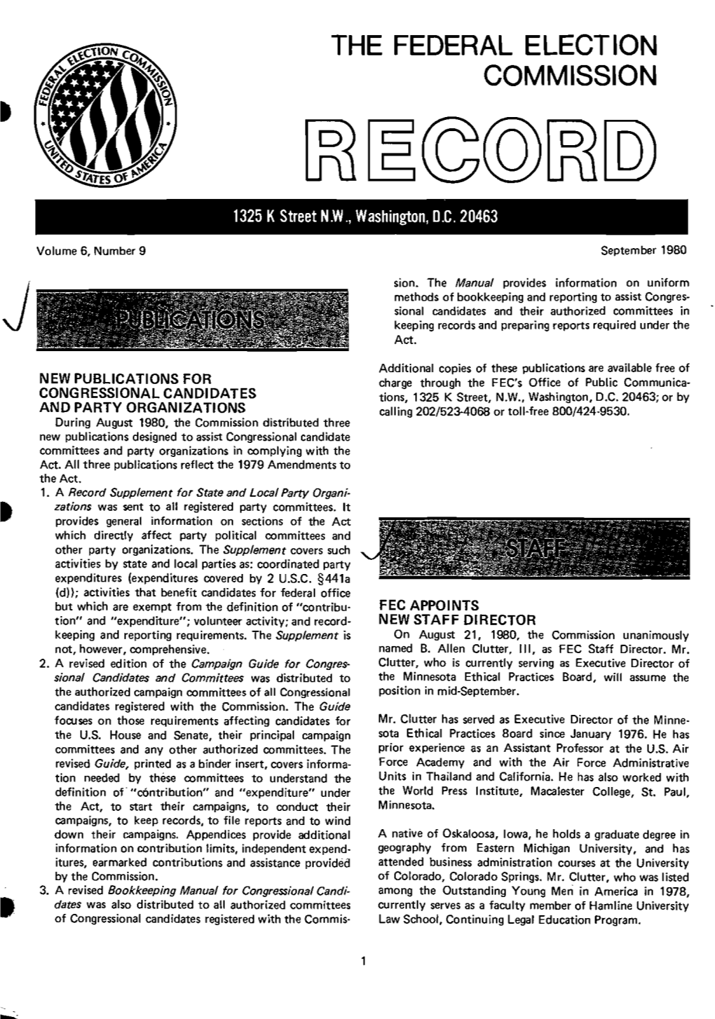 September 1980 Record