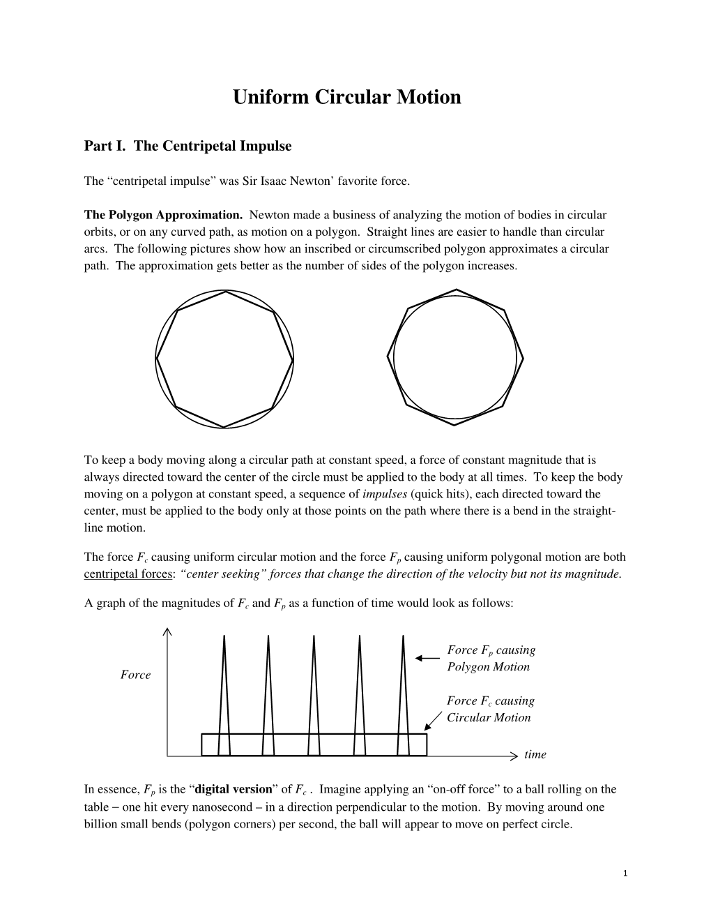 Uniform Circular Motion